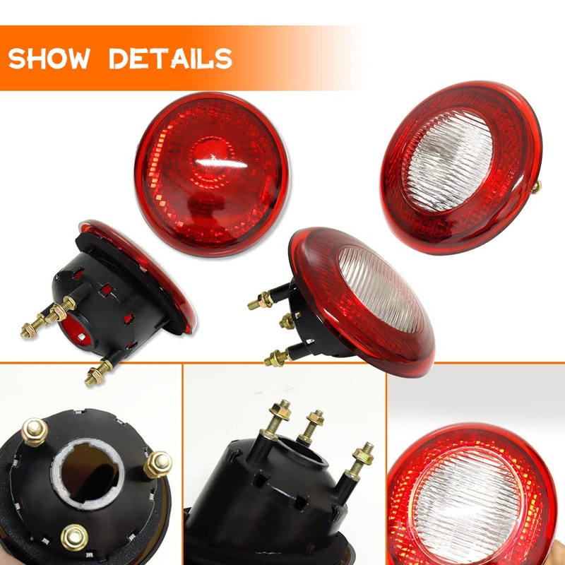 Tonsya 4 pcs Red Lens For 2006 2007 2008 2009