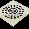 sourcing map 15pcs Badezimmer Spülbecken Schmutzfänger Aufkleber Bade Ablaufsieb Haarfänger