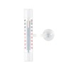 Lantelme Window Thermometer with Suction Cup | Plastic Long 14