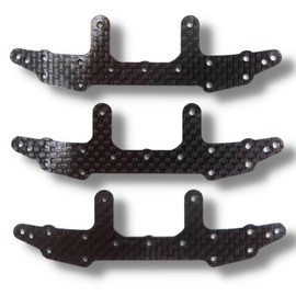 TAGATORON Carbon Rear Stays (Extra Thick 0.1 inches (3 mm) Set of 3
