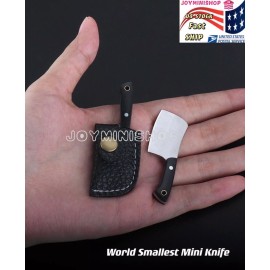 1:12 1:6 USE Miniature Tiny Real Working Folding Pocket EDC Brass Knife Keychain