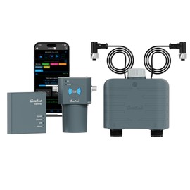 LinkTap T1 Smart 2-Zone Water Timer & Gateway, Built-in Flow Meters, Real-Time Fault Detection & Notification, Weather Adaptive, Better Range Than WiFi Hose Timer, IP66, Alexa, 2-Year Warranty