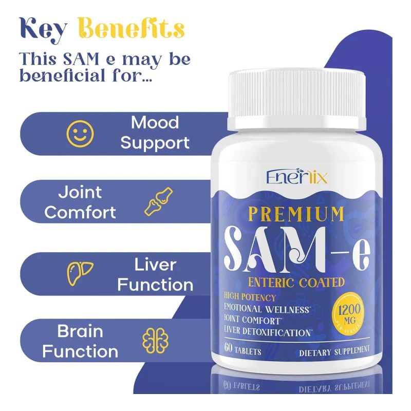 Enerlix Suplemento Antioxidante Tabletas Sam 800mg Unidades