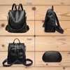 MultiValue Women's Leather Backpack, Classic Stylish Shoulder Bags, Handbag, Backpack,