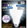 Takagi Earth Man LED Bulb, 22W, Daylight Color, LL-22A