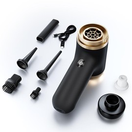 itutn 2025 New Model Handheld Wireless Car Vacuum Cleaner 4-in-1 High Power 12500PA Fast Charging Brushless Motor Handheld Cordless - Color: 101：12500PA-5000mAh