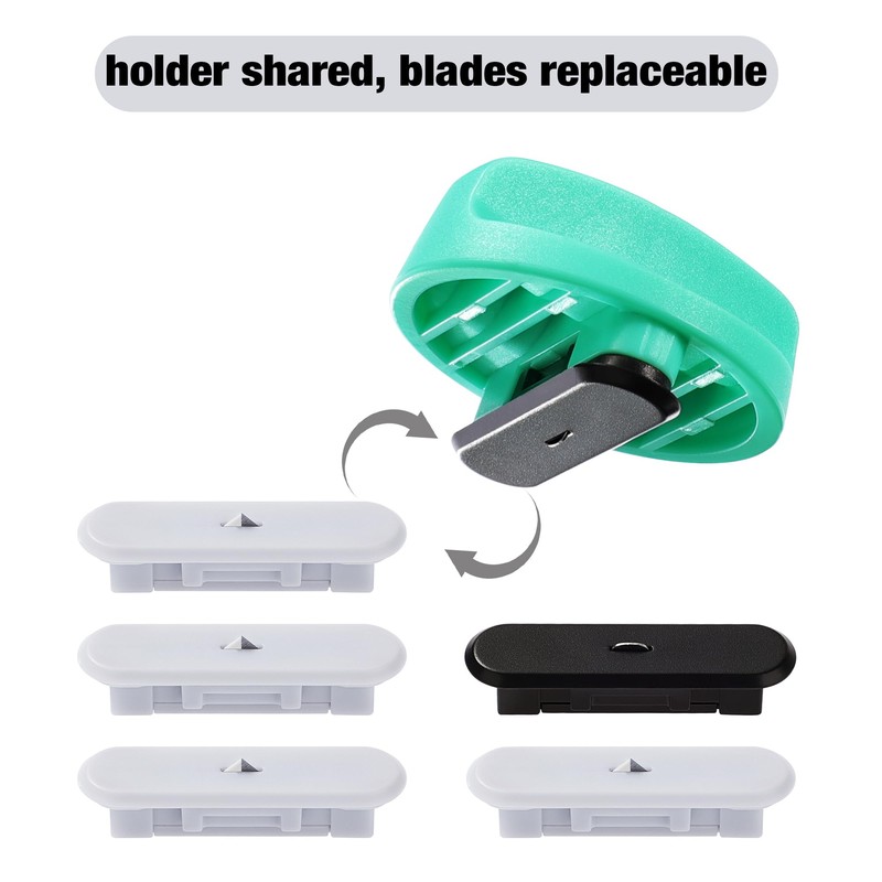 Likart 6-Pack Paper Cutter Replacement Blades for Cricut Trimmer, Replacement