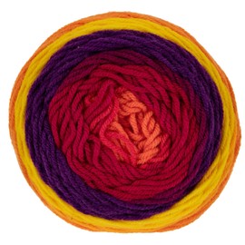 Yarn Bee 4 - Medium Yarn for Crocheting & Knitting – Soft Yarn Skein – 355 Yards of Acrylic Yarn for Crocheting Blankets, Hats, & More – Craft Supplies for Handcrafting, Candied Orange