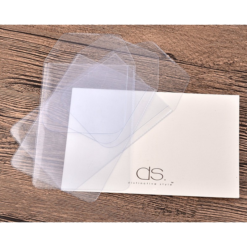 DS. DISTINCTIVE STYLE Shirt Pocket Protector 10 Pieces PVC Pocket