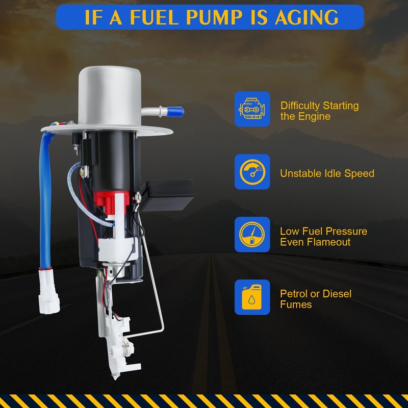 3 PIN 15100-24FB0 Fuel Pump Assembly Compatible with Suzuki Hayabusa