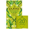 Organic Herbal Teas Lemongrass Ginger 20 Bags Pukka