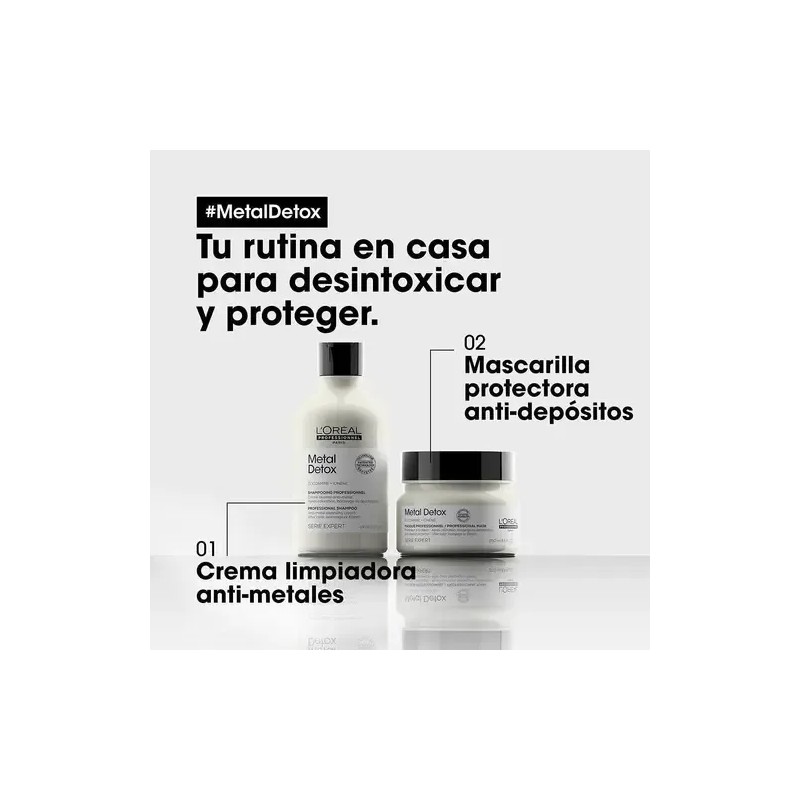 L´Oréal metal detox serie expert shampoo 300ml mascara 250ml