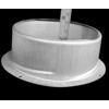 5" Round Air Vent Supply Grille with Sponge Gasket and
