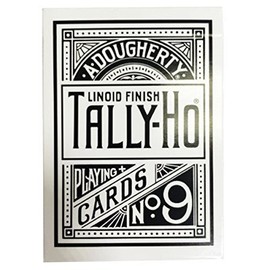 White Tally Ho Reverse Circle Back Limited Edition Playing Cards