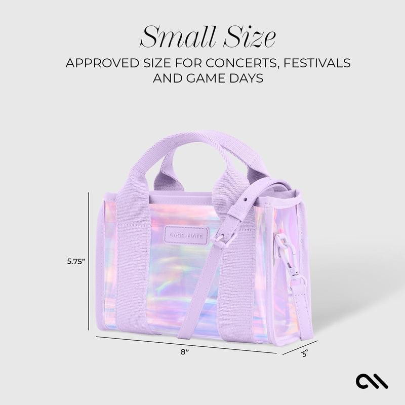 Micro Tote - Color: Midnight Black & Clear