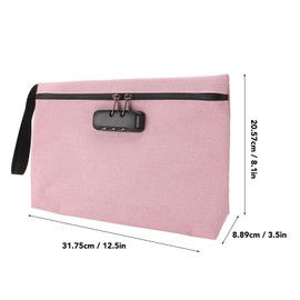 1 X Activated Smell Proof Bag, Smell Proof Bag, Smell Proof Bag with Combination Lock, Odorless Storage Bag for Coffee Tea Food (, Black ()
