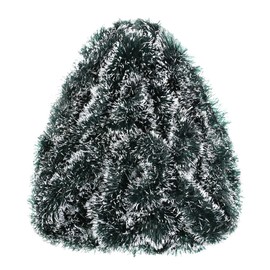 FUSHENMU 32.8 Ft Christmas Tinsel Garland,Shiny Silver Hanging Metallic Twist Garland for Xmas Tree Decorations Wedding Party Supplies