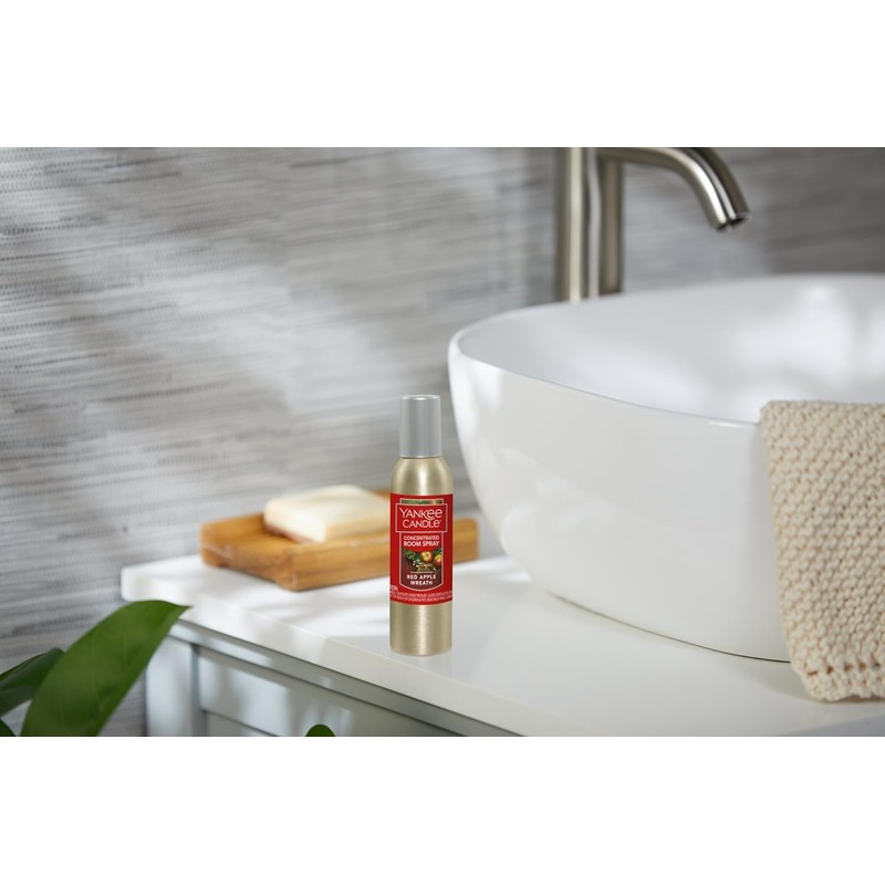Yankee Candle Concentrated Room Spray, Red Apple Wreath, 1.5 OZ