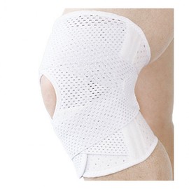 Sports Knee Strap Brace White/L 2ea
