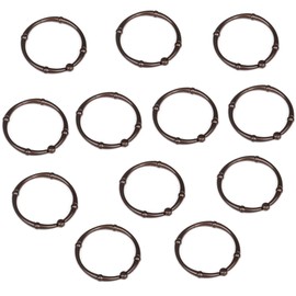 Utopia Alley Rustproof Shower Vivtoria Curtain Rings (Oil Rubbed Bronze)