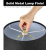 Lamp Harp 6 Inch, 2 Set Detachable LampShade Harp for