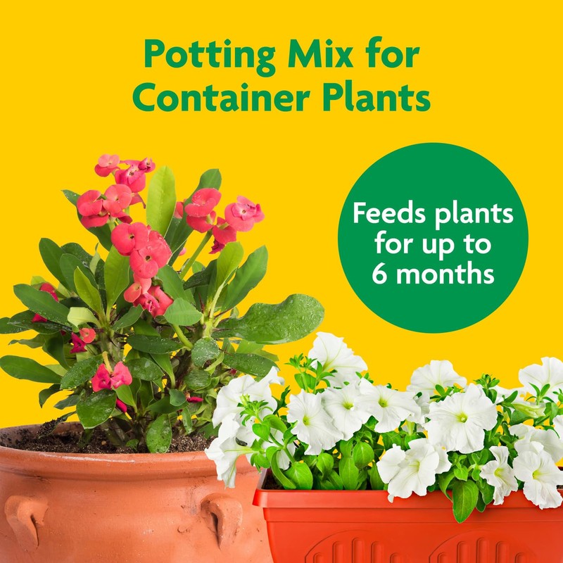 Miracle-Gro Potting Mix, For Container Plants, Flowers, Vegetables, Shrubs, Annuals,