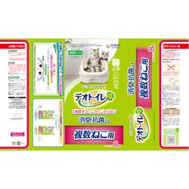 Deotoire Week-Long Deodorizing Anti-Bacterial Multiple Sheet Litter Box Sheets, None
