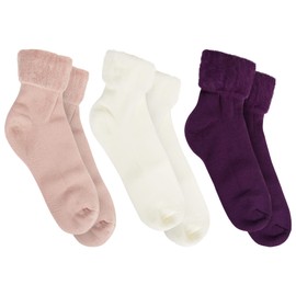 Sock Stack Pack Of 3 Thermal Bed Socks for Women Cosy Feet Extra Warm Super Soft Comfortable Fluffy Slipper Ladies Sock 4-7