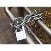 Security Chain Hardened 8mm Thick Shrouded Padlock Safety Chain Lock