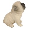 Ebros Adorable Begging Face Fawn Pug Puppy Dog Figurine Pet