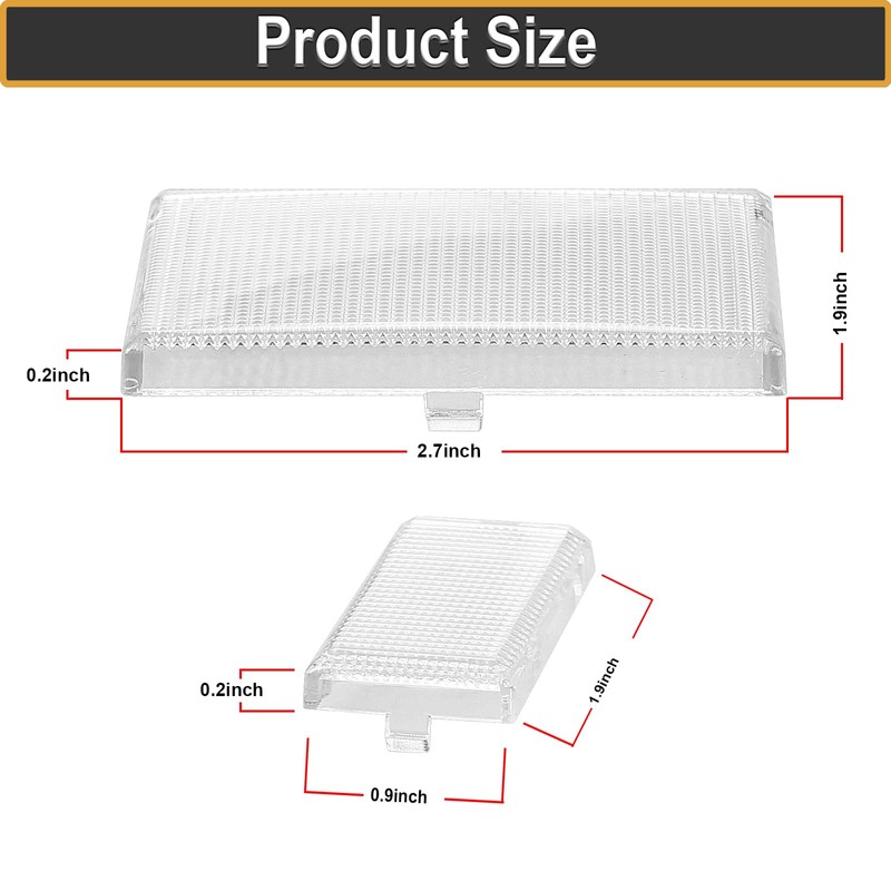 RAVSOFT interior roof Map Dome Light Covers Clear Lens replacement