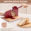 CAWIU Manual Bread Slicer with Hand Crank- Adjustable Thickness Bread