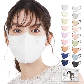 [MIR] マスク 不織布 52枚入り マスク 立体 3dマスク バイカラー 夏用マスク 使い捨てマスク 立体マスク 耳が痛くならない 女性用 男性用 おしゃれ ホワイト