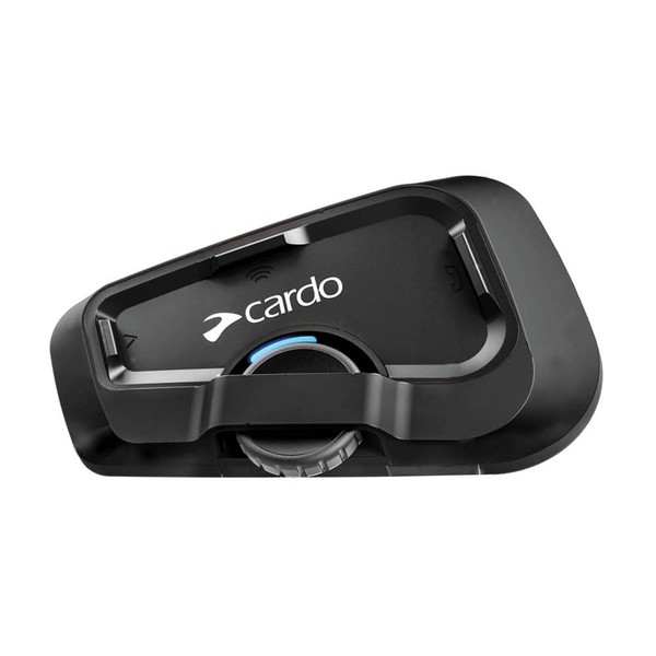 Cardo Systems FREECOM 2X Motorcycle 2-Way Bluetooth Communication System Headset - Black, Single Pack