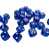 20 X 12MM TRANSLUCENT DICE (Blue)