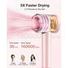 Hair Dryer, High-Speed Ionic Low Noise Blow Dryer with 160000