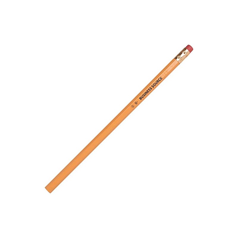 Business Source Unsharpened Woodcase No. 2 Pencils - Pack of