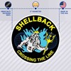 US Navy Shellback Crossing The Line Neptune Circle Decal/Bumper Sticker