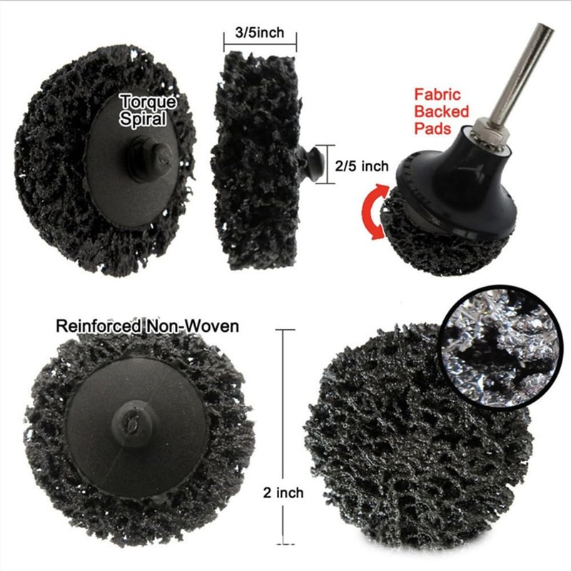 CSD Sanding Disc, 20 Pieces Coarse Cleaning Disc 50 mm,
