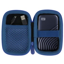 Aenllosi Hard Case for WD My Passport SSD Mobile Hard Drive (Blue)