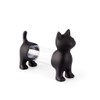 Balvi Toothpick Dispenser and Salt and Pepper Shakers CAT Black