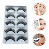 Beavorty 5pairs Handmade Natural Look False Eyelashes for Daily Makeup