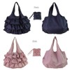 Laruis Folding Eco Bag, Lightweight, Compact, Cute, Stylish, Ruffles, Foldable