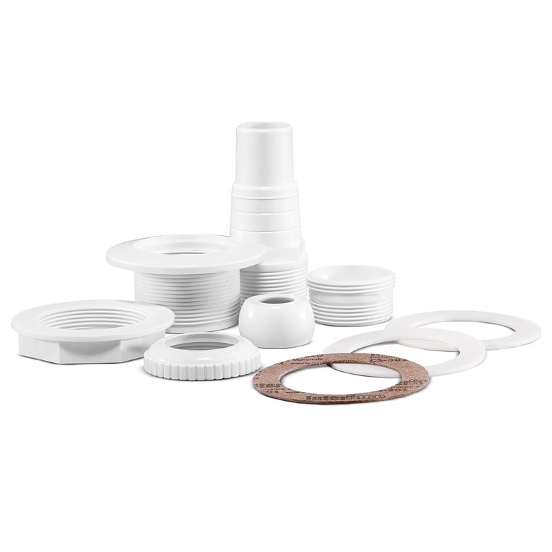 Paradies Pool Inlet Nozzle in White, Inlet Nozzle for Steel