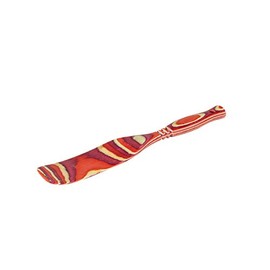 Island Bamboo Pakkawood 11-inch Spurtle (Red)
