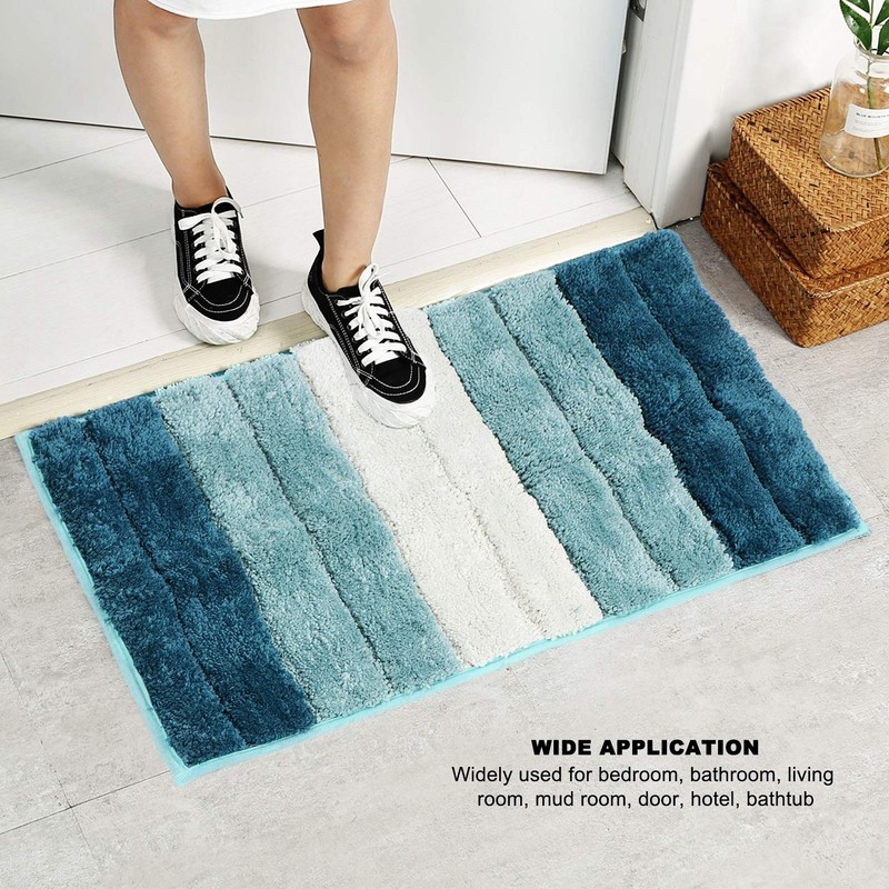 Alvinlite Bath Mats, Absorbent Bathroom Rug, Microfiber Bathroom Floor Mat,