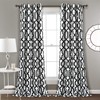 Lush Decor Edward Trellis Curtains Light Filtering Window Panel Set