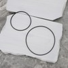 VGOL Pack of 4 replacement belts for cassette players, replacement