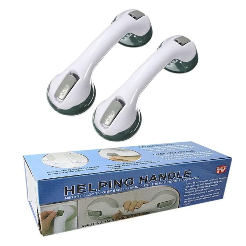 Seveston 2 Pcs Support Grab Handle for Shower Bathroom Bathtubs
