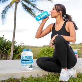 Creatina Suplemento Monohidratada D-mon 1 Kg 200 Servicios Sabor Mora Azul